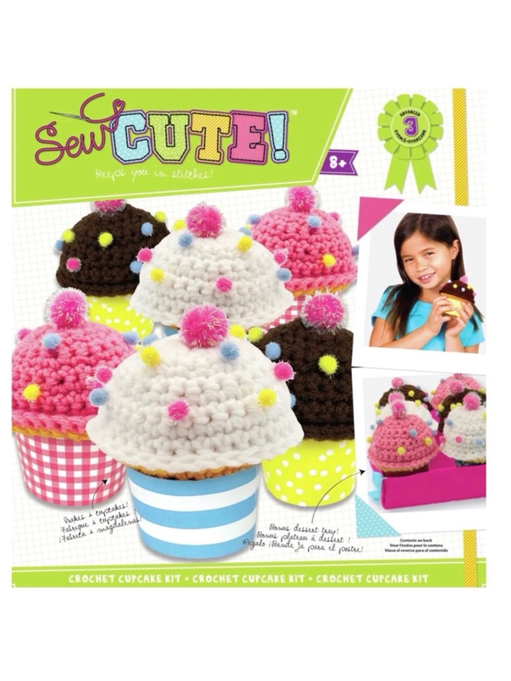 Sew Cute Crochet Cupcake Kit (NWT)